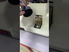 Máy mài đôi V Máy mài ống kính tự động có bánh xe kim cương 18mm